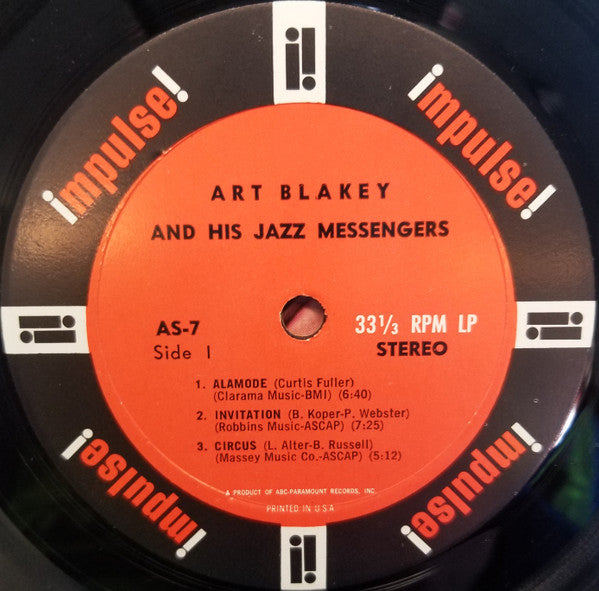 Art Blakey & The Jazz Messengers : Art Blakey & The Jazz Messengers (LP, Album)