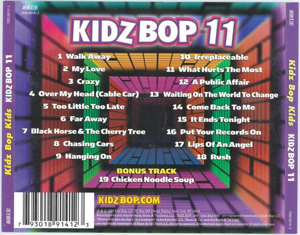 Kidz Bop Kids : Kidz Bop 11 (CD, Album)