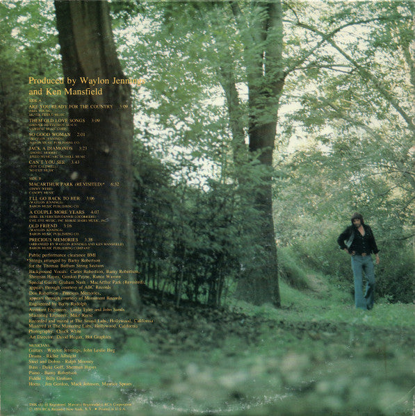 Waylon Jennings : Are You Ready For The Country (LP, Album, RE, Gat)