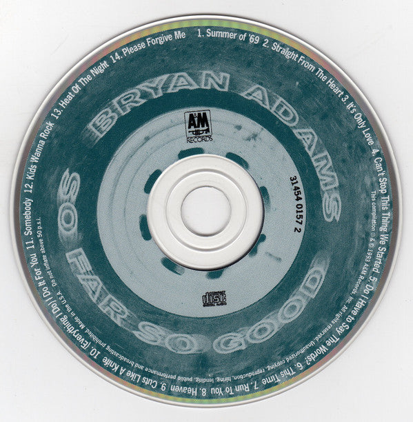 Bryan Adams : So Far So Good (CD, Comp)
