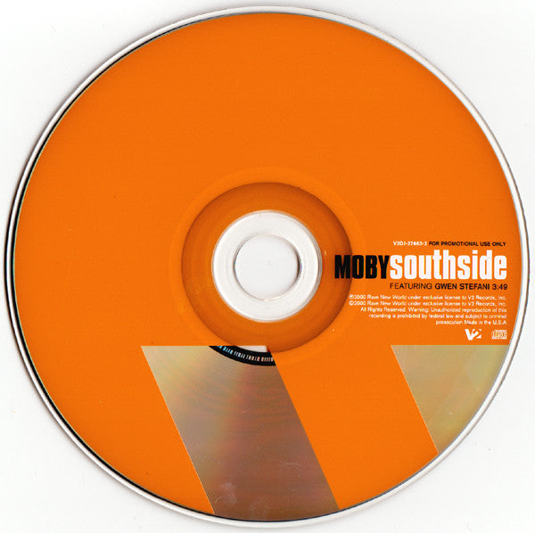 Moby Featuring Gwen Stefani : South Side (CD, Single, Promo, Ora)