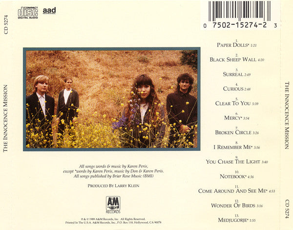 The Innocence Mission : The Innocence Mission (CD, Album)
