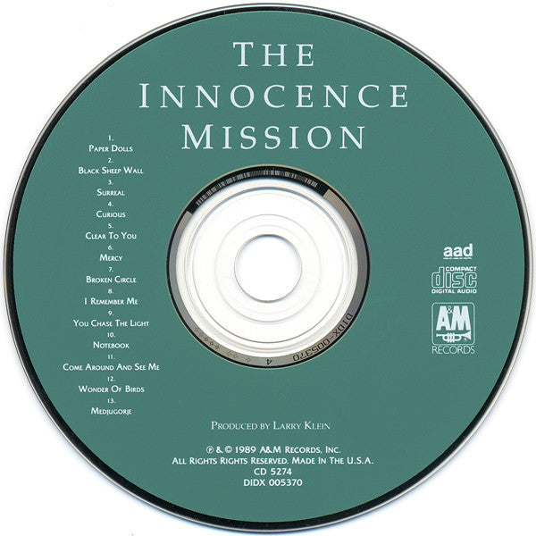 The Innocence Mission : The Innocence Mission (CD, Album)
