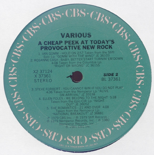 Various : Exposed: A Cheap Peek At Today's Provocative New Rock (2xLP, Comp, Smplr, Pit)