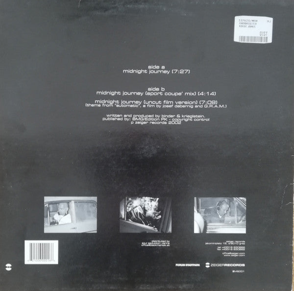 Binder & Krieglstein : Midnight Journey (12")