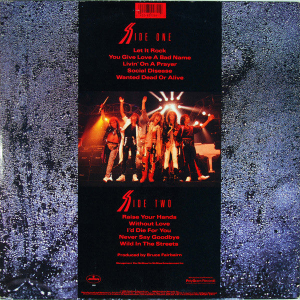 Bon Jovi : Slippery When Wet (LP, Album, 53 )