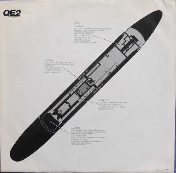 Mike Oldfield : QE2 (LP, Album, San)