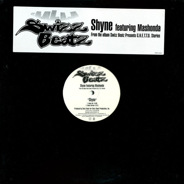 Swizz Beatz Featuring Mashonda : Shyne (12", Promo)