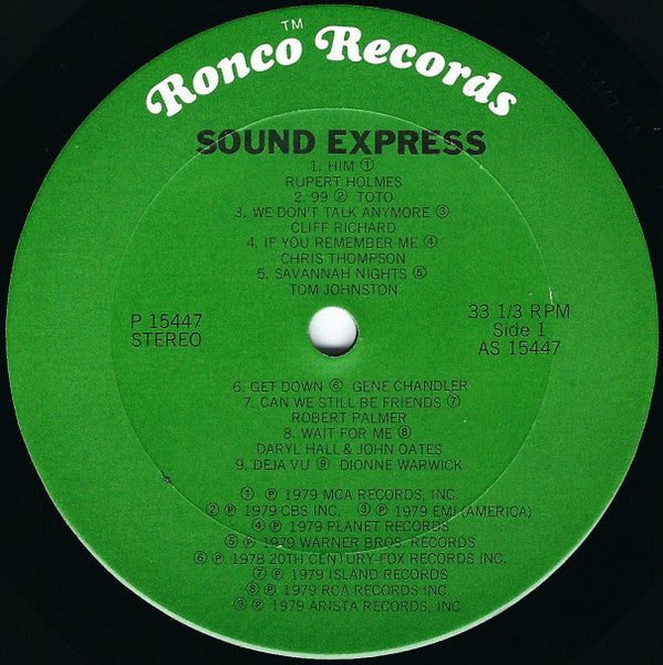 Various : Sound Express (LP, Comp)