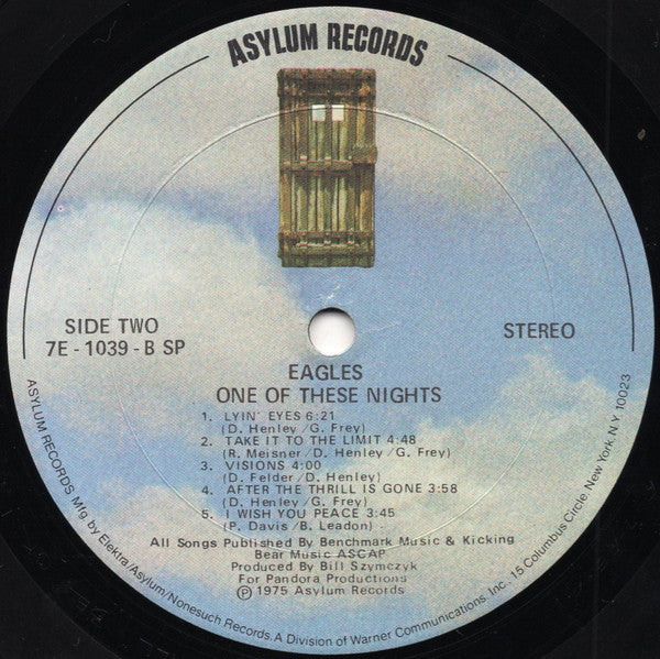 Eagles : One Of These Nights (LP, Album, SP )