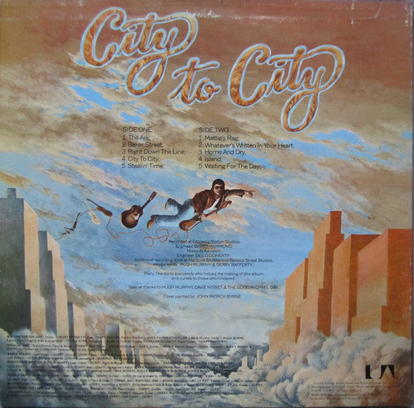 Gerry Rafferty : City To City (LP, Album, Ter)