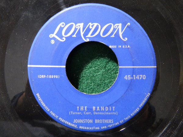 The Johnston Brothers : The Secret Of Our Love / The Bandit (7")