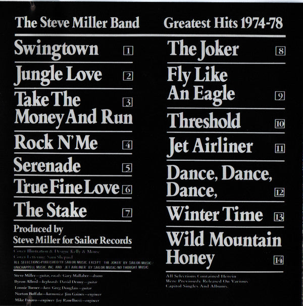 The Steve Miller Band* : Greatest Hits 1974-78 (CD, Comp, Club, RE)
