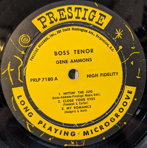 Gene Ammons : Boss Tenor (LP, Album, Mono)