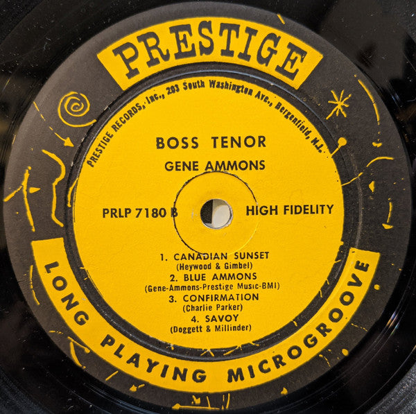 Gene Ammons : Boss Tenor (LP, Album, Mono)