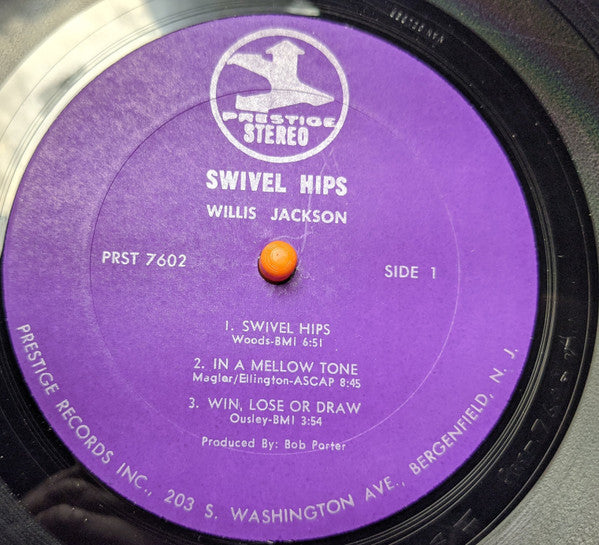 Willis Jackson : Swivel Hips (LP, Album, Pur)