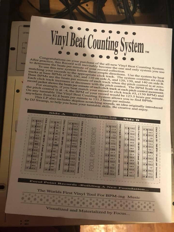 DJ Focus (2) : Vinyl Beat Counting System / BPM Record #1 (12")