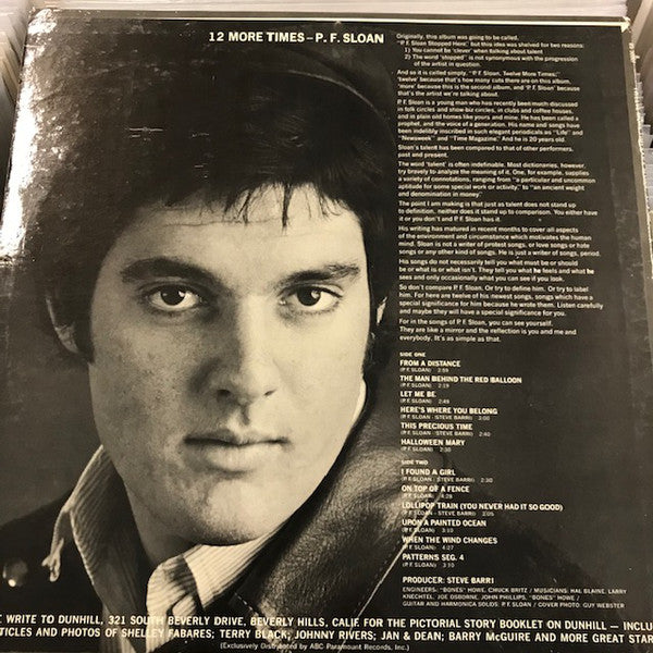 P.F. Sloan : Twelve More Times (LP, Album)