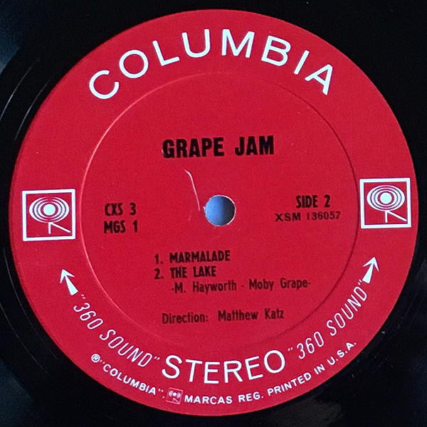 Moby Grape : Grape Jam (LP, Album, Ter)