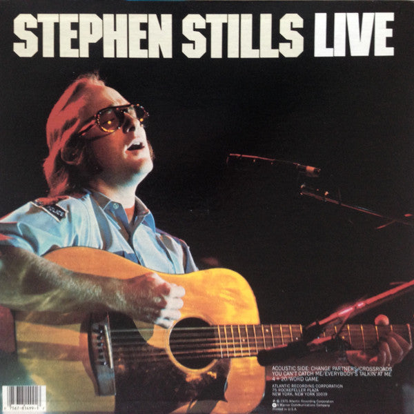 Stephen Stills : Stephen Stills Live (LP, Album, PRC)