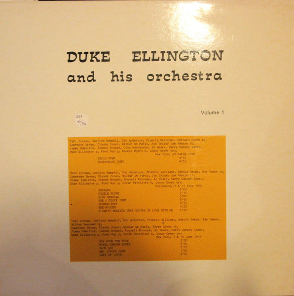 Duke Ellington And His Orchestra : 1946-1947 (LP)