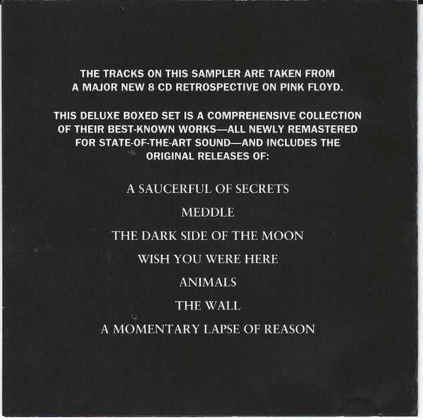 Pink Floyd : Shine On (Selections From The Box) (CD, Comp, Promo)