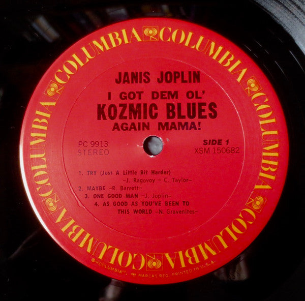 Janis Joplin : I Got Dem Ol' Kozmic Blues Again Mama! (LP, Album, RE)