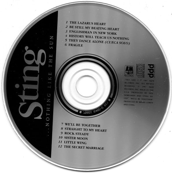 Sting : ...Nothing Like The Sun (CD, Album)