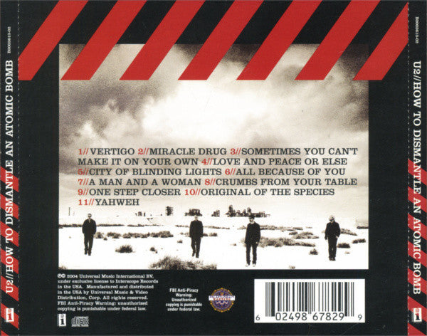 U2 : How To Dismantle An Atomic Bomb (CD, Album)