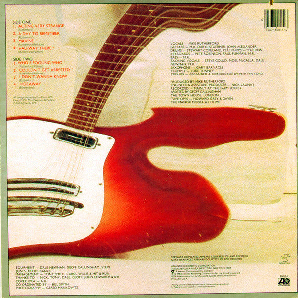 Mike Rutherford : Acting Very Strange (LP, Album, Spe)