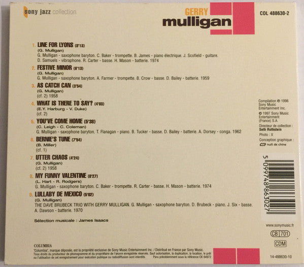 Gerry Mulligan : Sony Jazz Collection (CD, Comp)