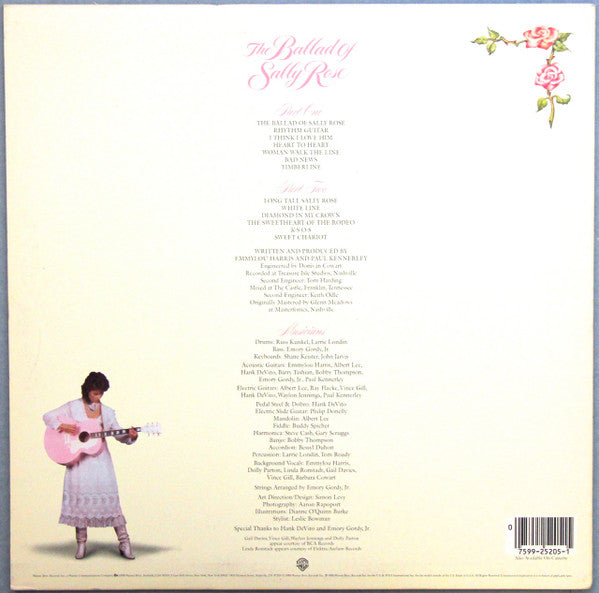 Emmylou Harris : The Ballad Of Sally Rose (LP, Album, All)