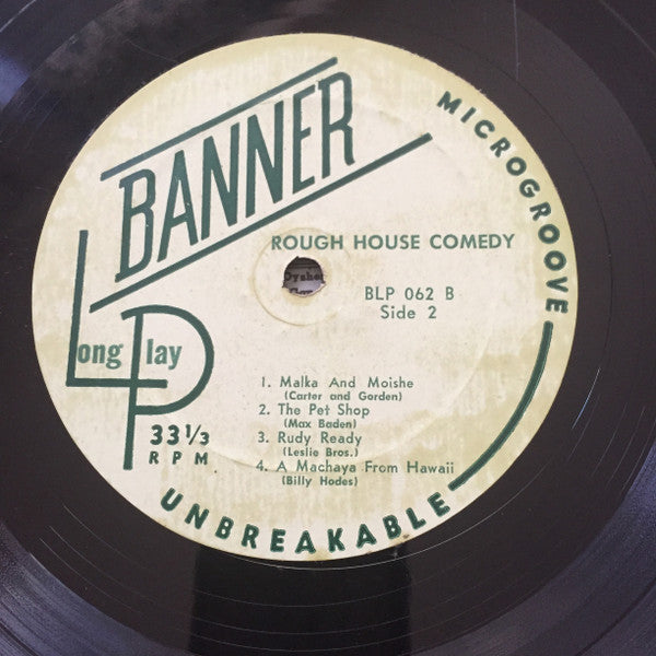 Various : Rough House Comedy (10", Comp)