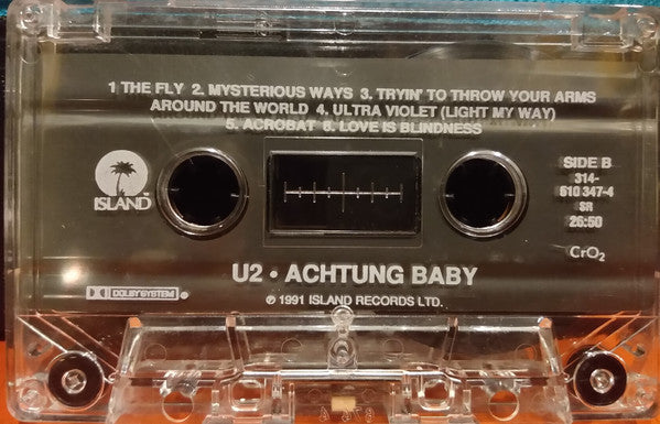 U2 : Achtung Baby (Cass, Album, Tar)