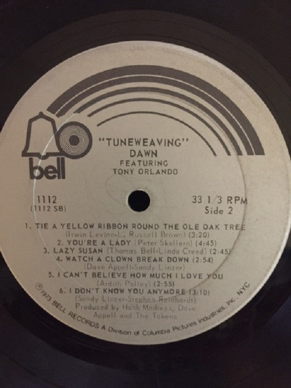 Dawn (5) Featuring Tony Orlando : Tuneweaving (LP, Album)