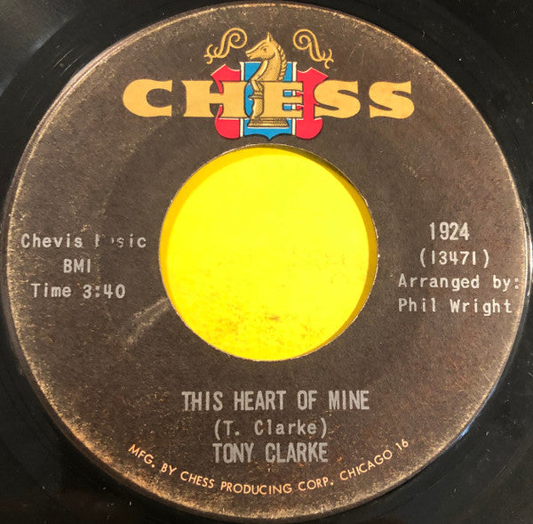 Tony Clarke (2) : The Entertainer  (7")