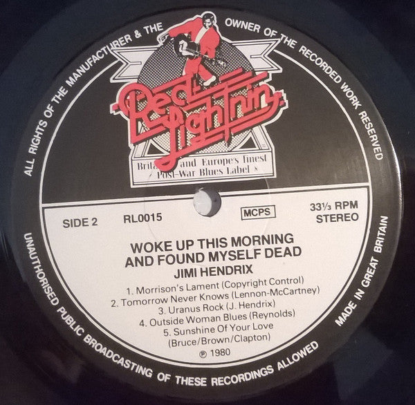 Jimi Hendrix : Woke Up This Morning And Found Myself Dead (LP, Album)