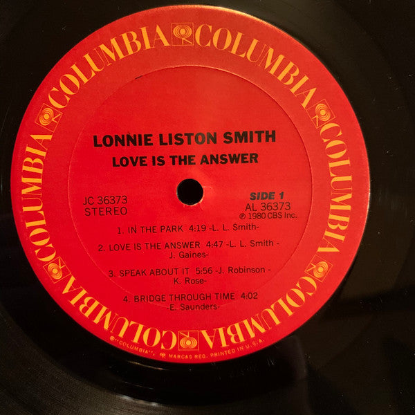 Lonnie Liston Smith : Love Is The Answer (LP, Album, Ter)