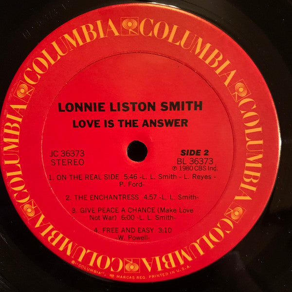 Lonnie Liston Smith : Love Is The Answer (LP, Album, Ter)