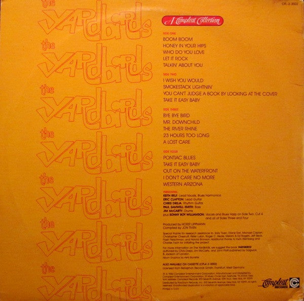 The Yardbirds : A Compleat Collection (2xLP, Comp)