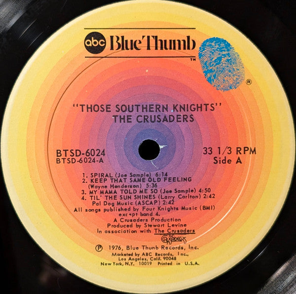The Crusaders : Those Southern Knights (LP, Album, PRC)