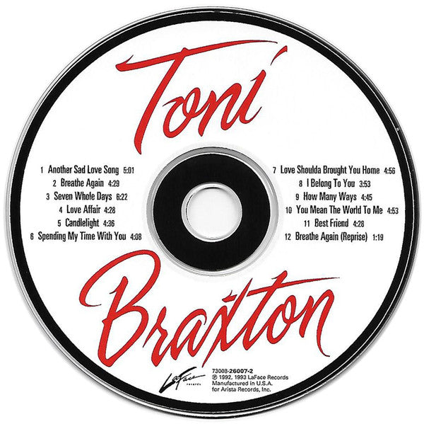 Toni Braxton : Toni Braxton (CD, Album)