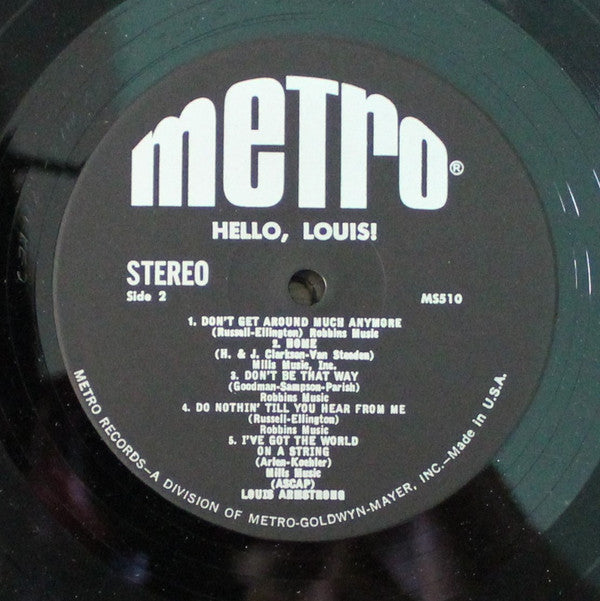 Louis Armstrong : Hello, Louis! (LP, Comp)