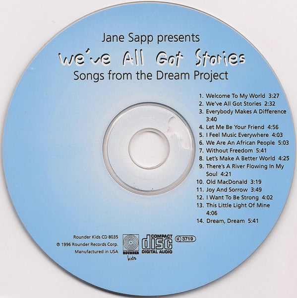 Various : We've All Got Stories, Songs From The Dream Project (CD)