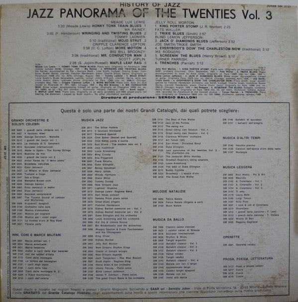 Various : Jazz Panorama Of The Twenties - Vol.3 (LP, Comp, Mono)