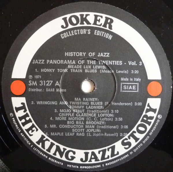 Various : Jazz Panorama Of The Twenties - Vol.3 (LP, Comp, Mono)