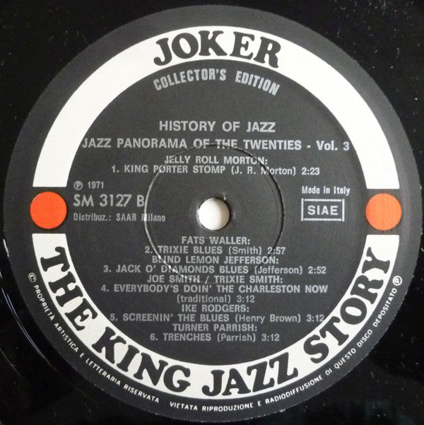 Various : Jazz Panorama Of The Twenties - Vol.3 (LP, Comp, Mono)