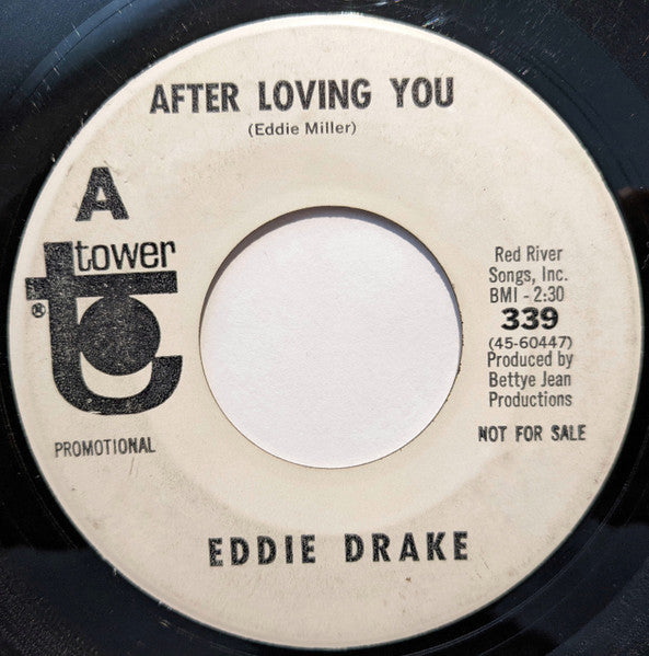Eddy Drake : After Loving You / Jimmy Jay Jones (7", Promo)