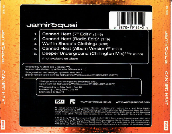 Jamiroquai : Canned Heat (CD, Maxi)