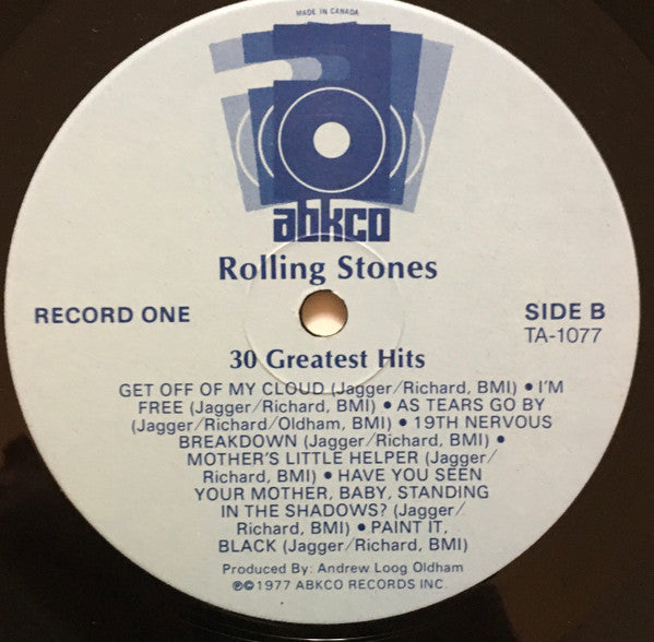 Rolling Stones* : Greatest Hits Vol. 1 (LP, Comp)